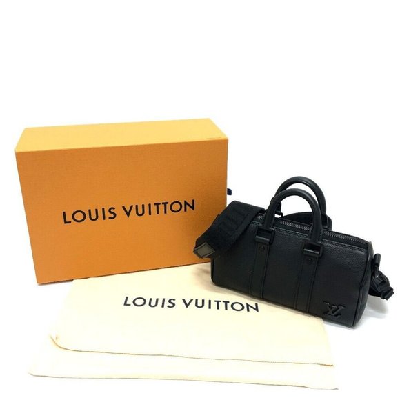 Auth LOUIS VUITTON M80950 Aerogram KeepallXS 2WAY Shoulder Bag Mini Hand Bag - Picture 1 of 16